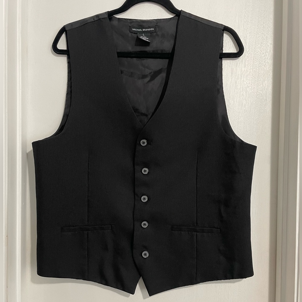 Michael Brandon Striped Vest